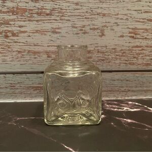 Antique Sanford’s ink bottle jar 2 oz. clear vintage